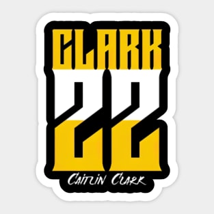 Clark 22 Caitlin Clark Sticker